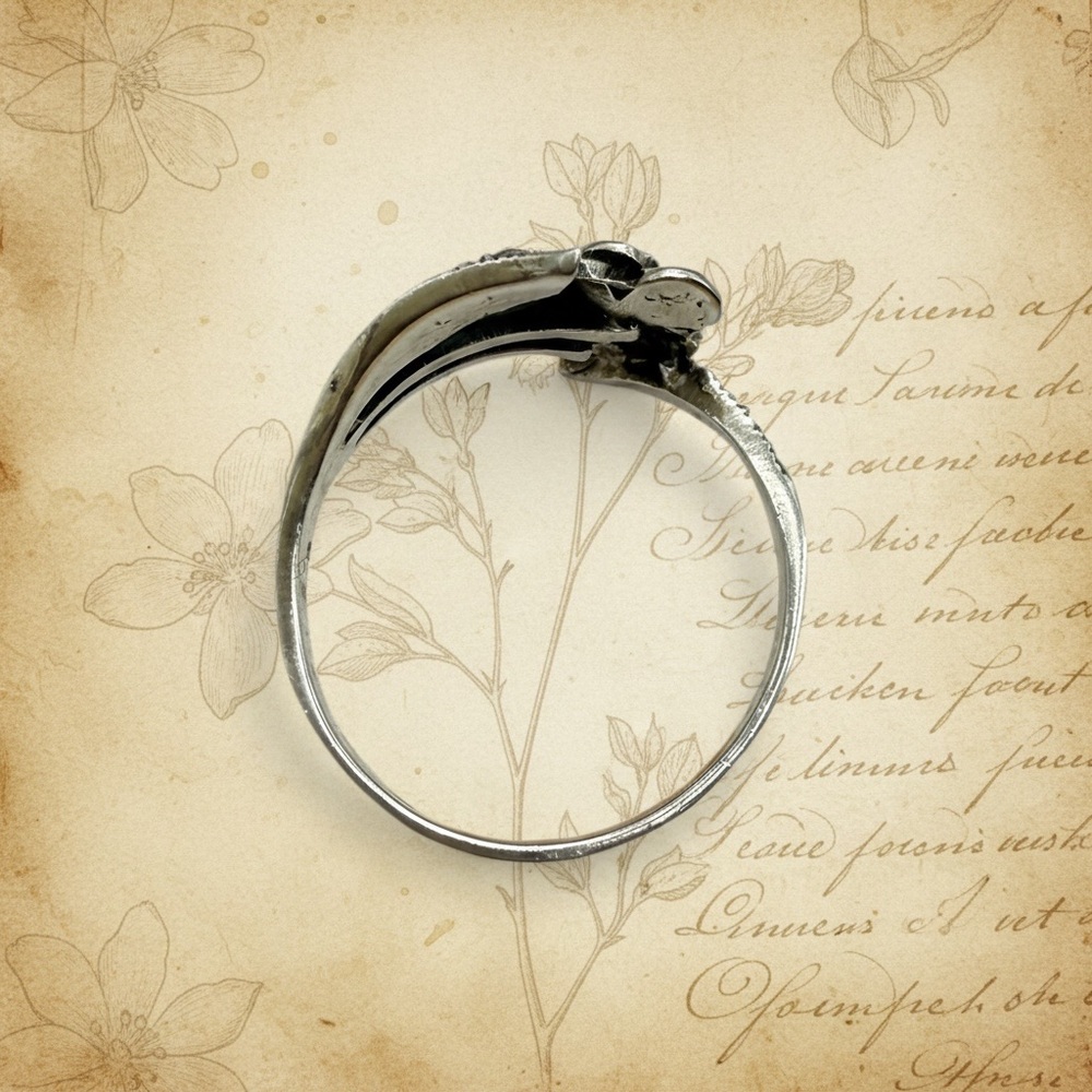 Floral Sterling Silver — Women’s Sterling-Style Bloom Ring - Picture 6 of 6